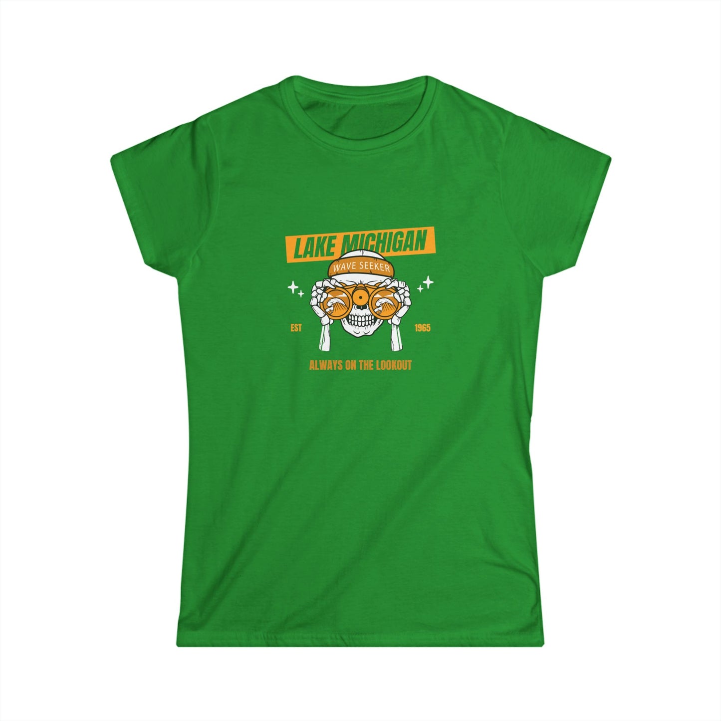 Lake Michigan Wave Seeker Women's Softstyle Tee