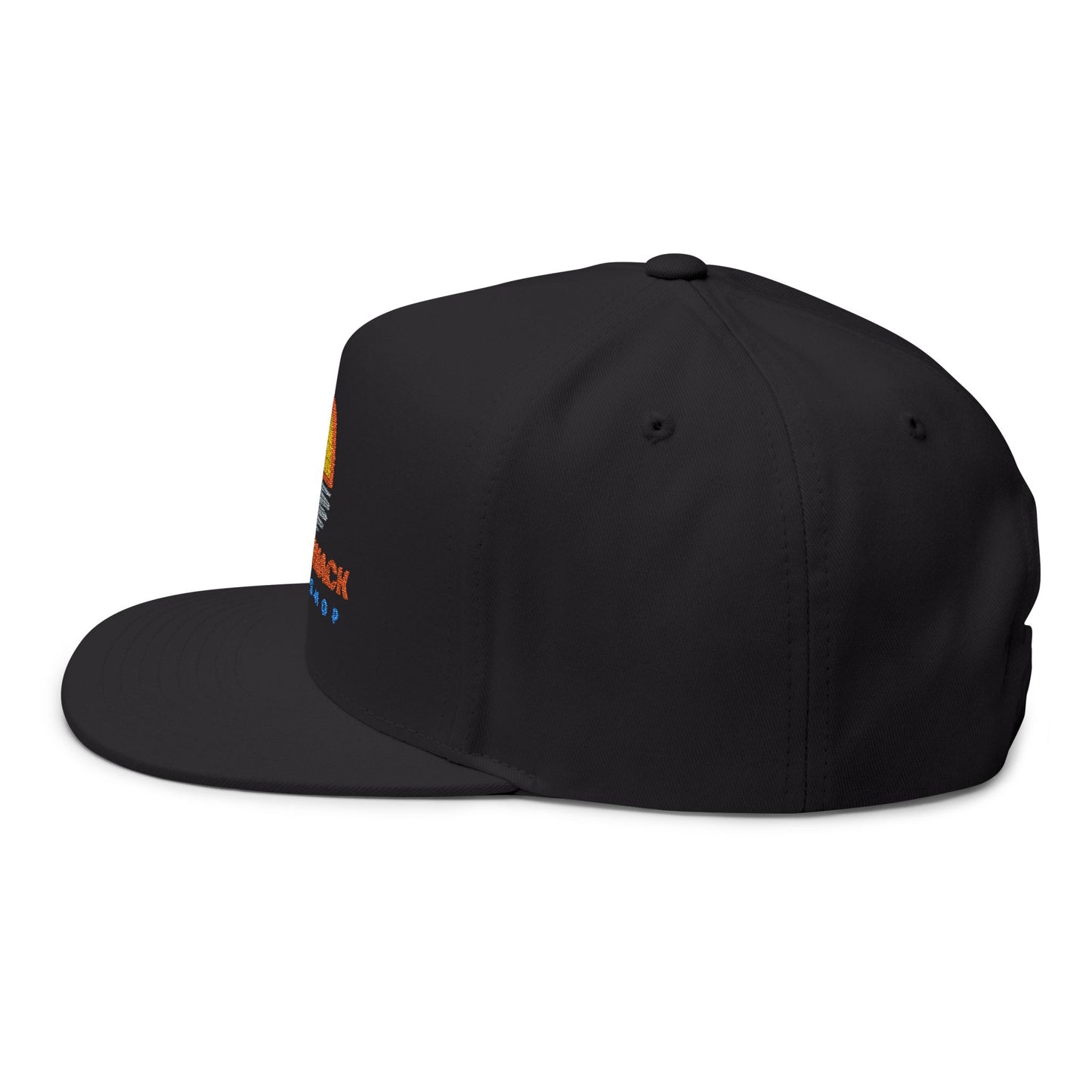 The Board Shack Surf Shop Embroidered Flat Bill Cap