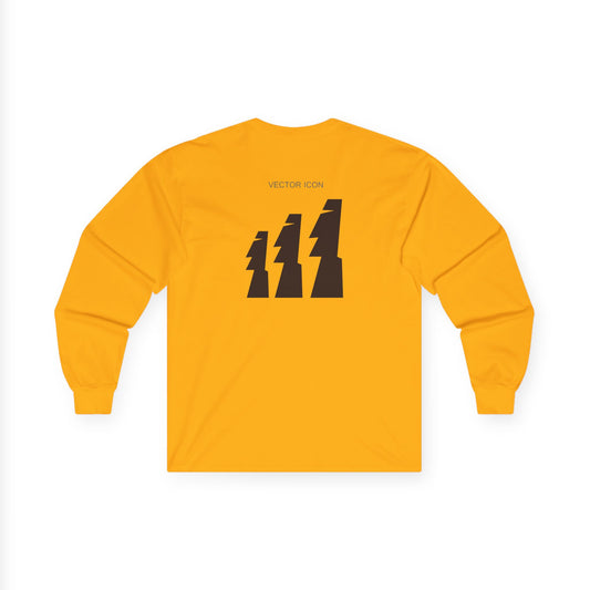 Vector Icon Surf Style - Unisex Long Sleeve Tshirt