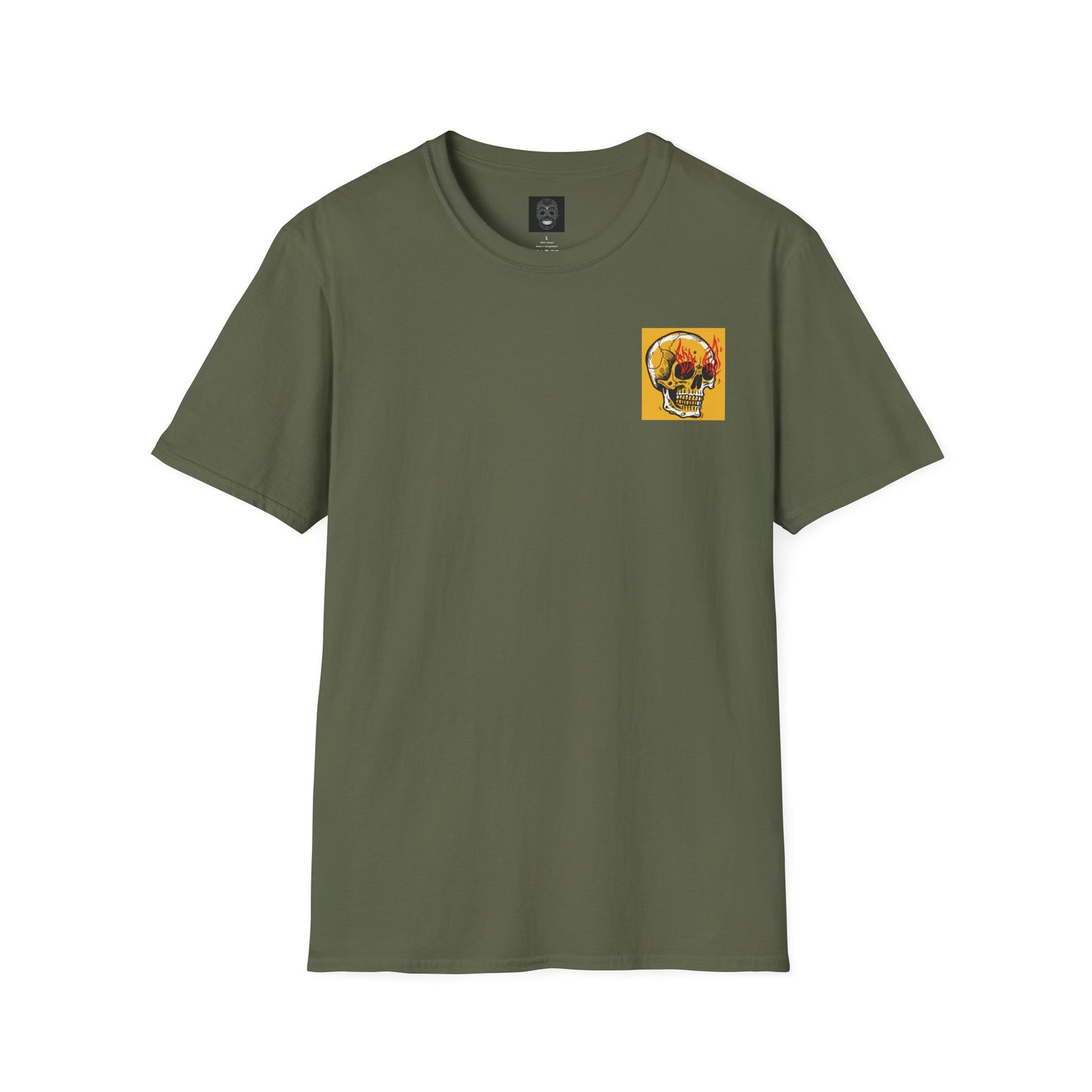 Port Washington Surf Club Unisex Softstyle T-Shirt - Retro Beach Vibe with Gnarly Skull Graphics