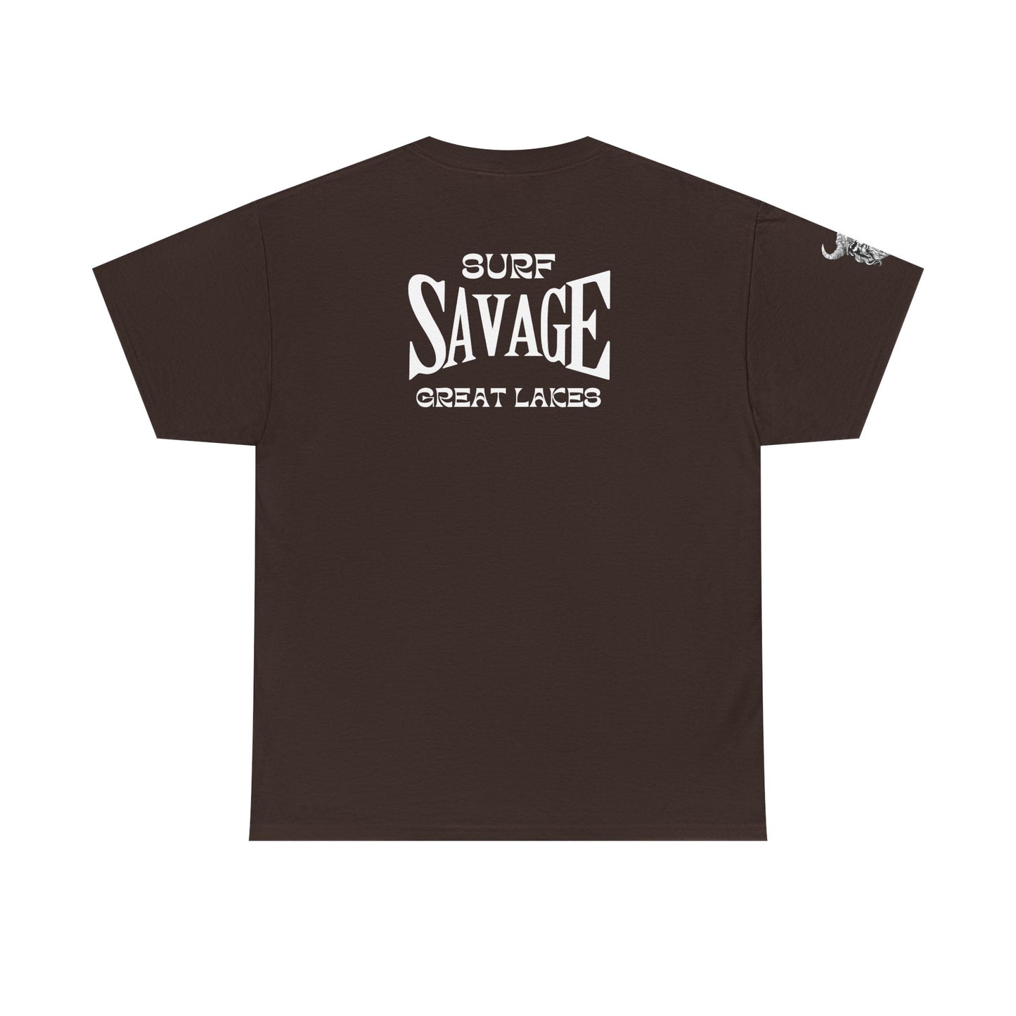 Surf Savage Unisex Heavy Cotton Tee - Great Lakes Surf Gear
