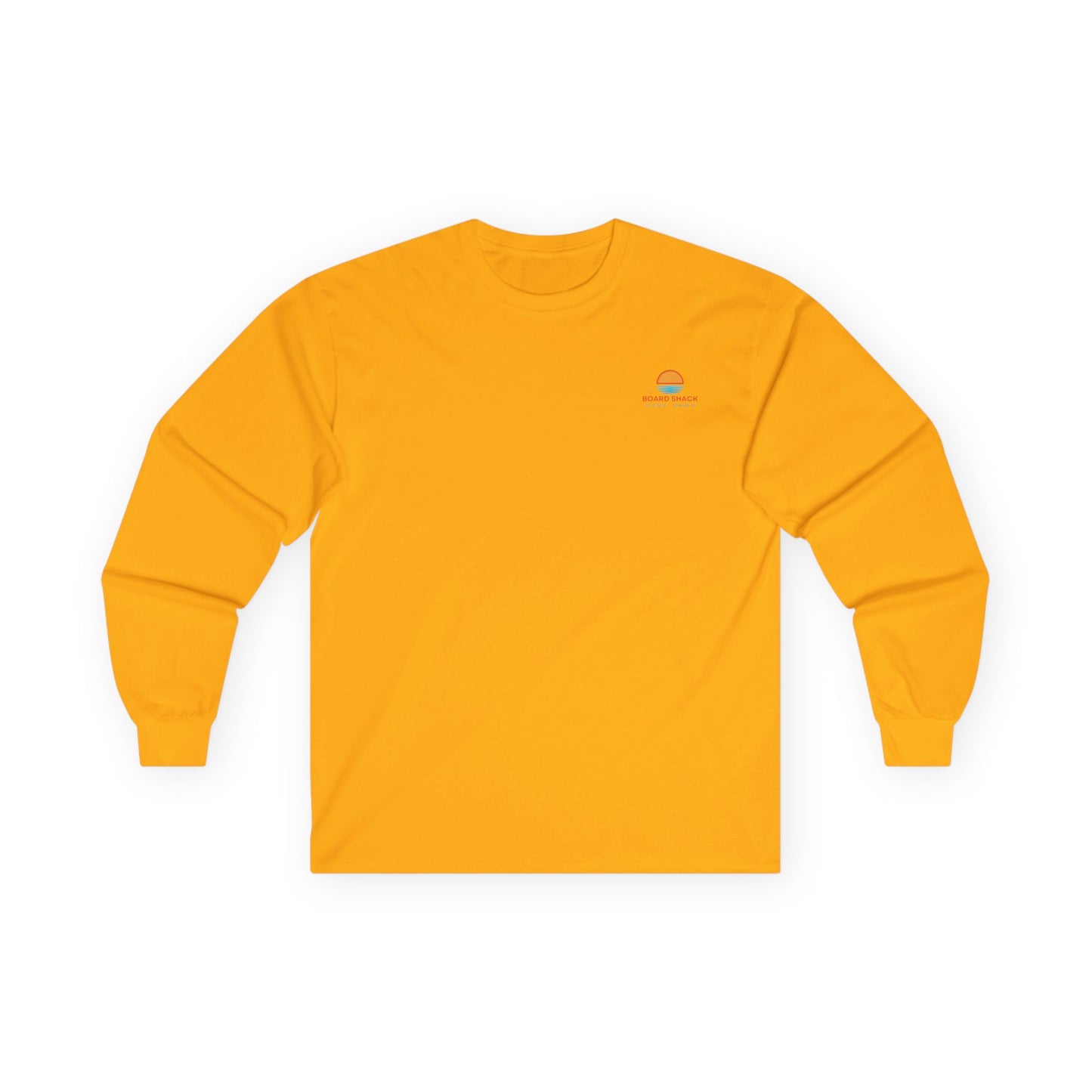 The Board Shack Unisex Long Sleeve Tee with Shaka Design