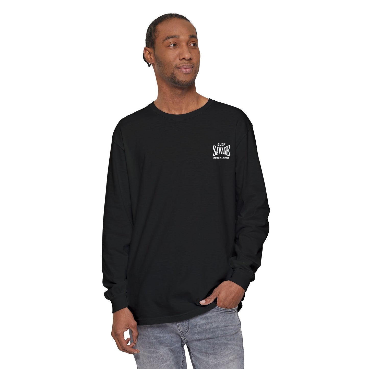 Surf Savage Long Sleeve T-Shirt - Great Lakes Surf Gear