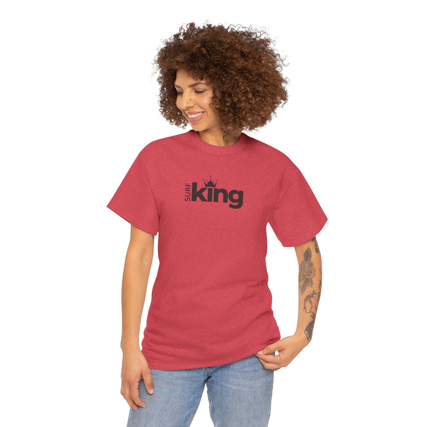 Surf King Unisex Heavy Cotton Tee - Great Lakes Surf Apparel