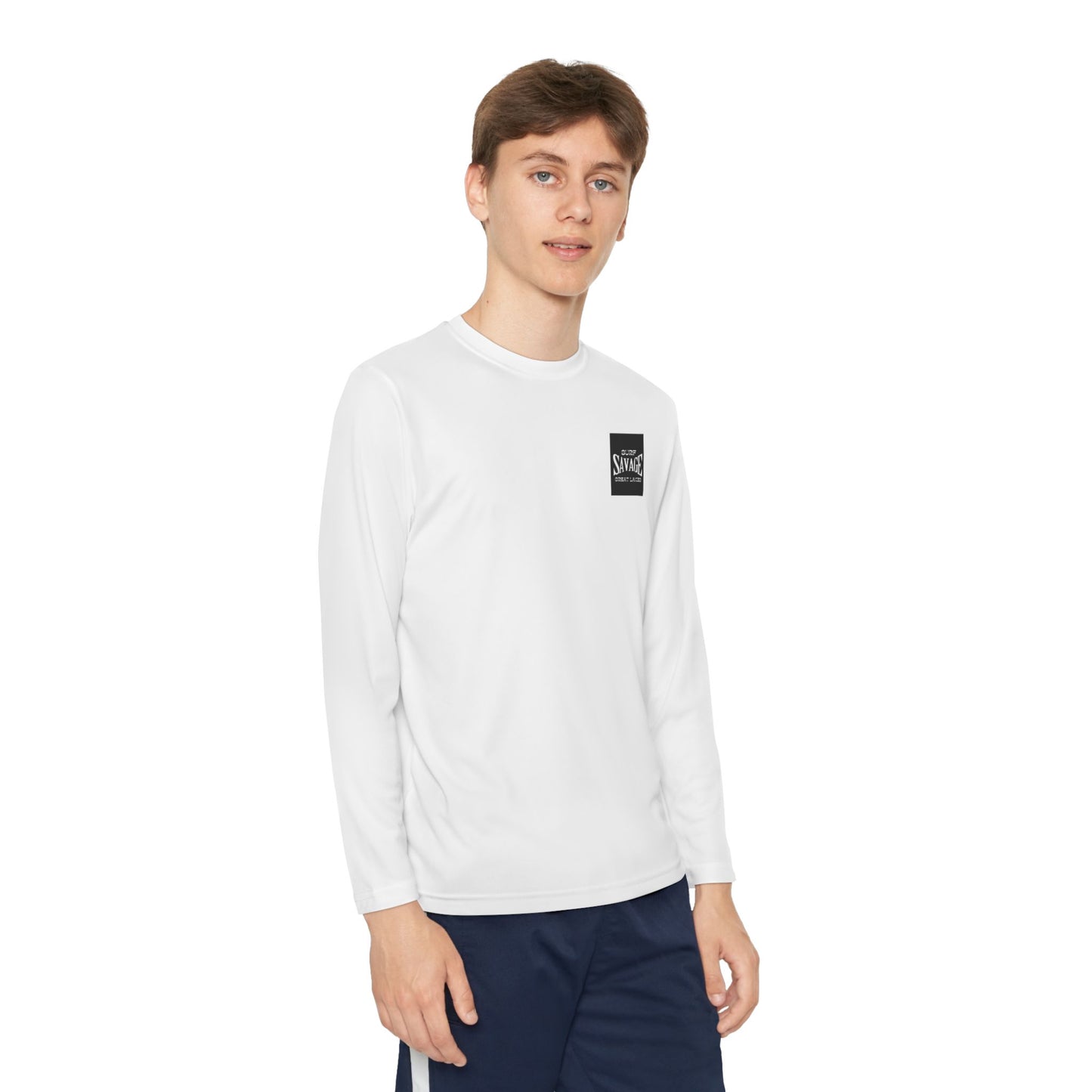 Surf Savage Youth Long Sleeve Competitor Tee - Great Lakes Surf Gear