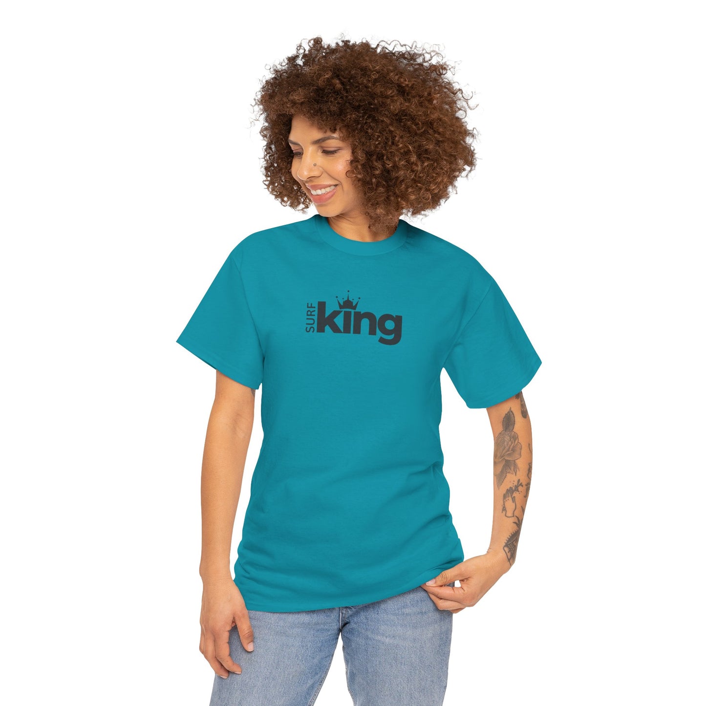 Surf King Unisex Heavy Cotton Tee - Great Lakes Surf Apparel