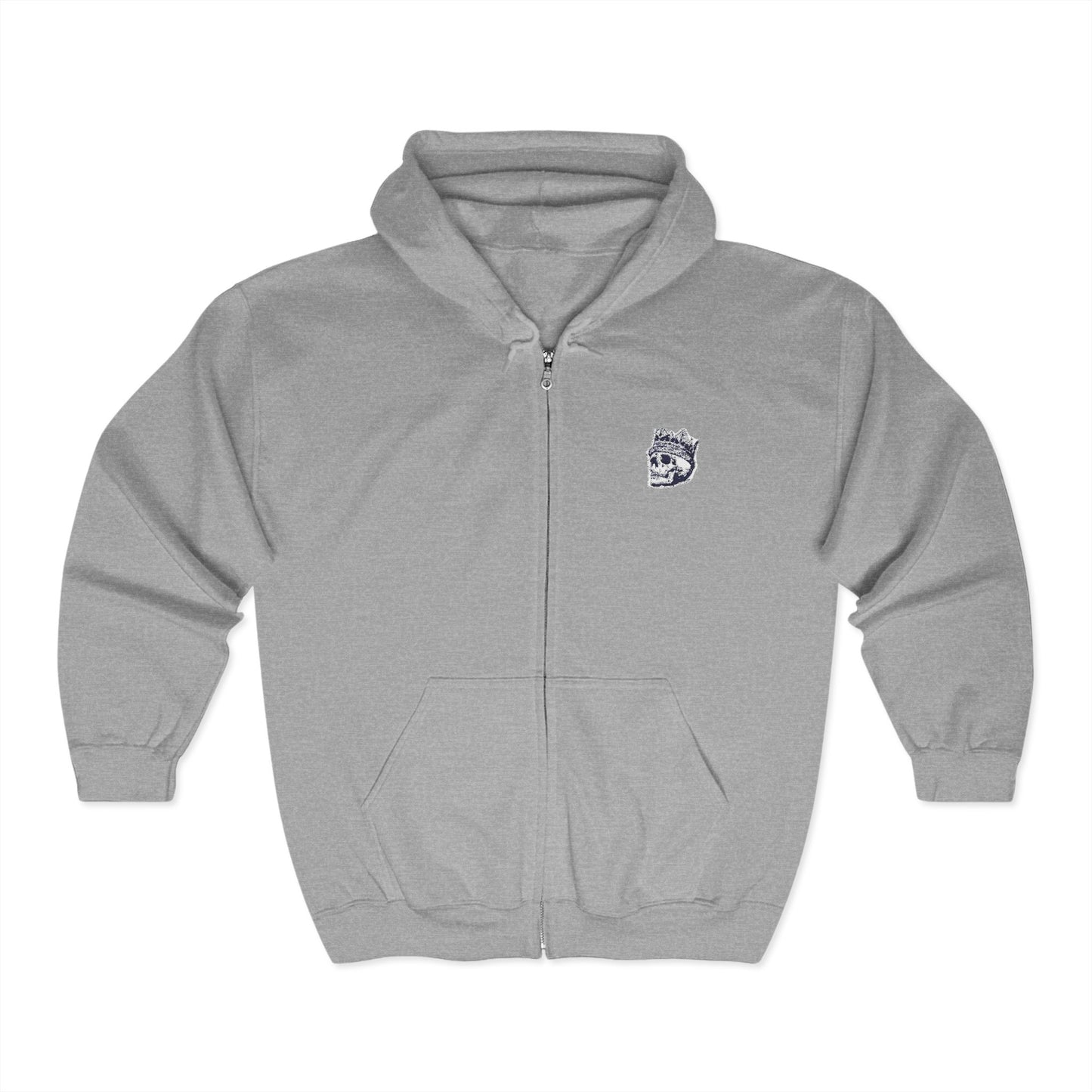 Surf King Embroidered Unisex Zip Hoodie - Great Lakes Surf Apparel
