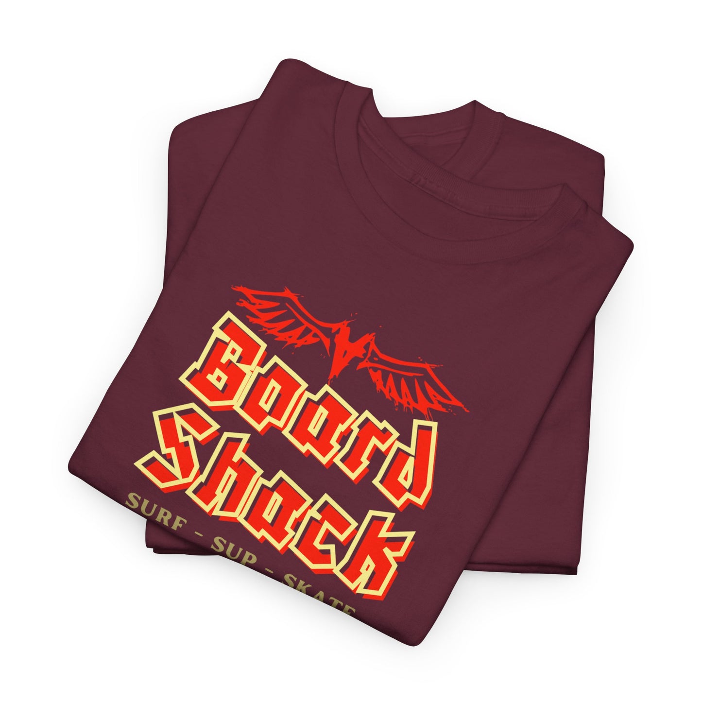 Board Shack T-Shirt — Retro Surf & Skate Graphic Tee (Based in Wisconsin)
