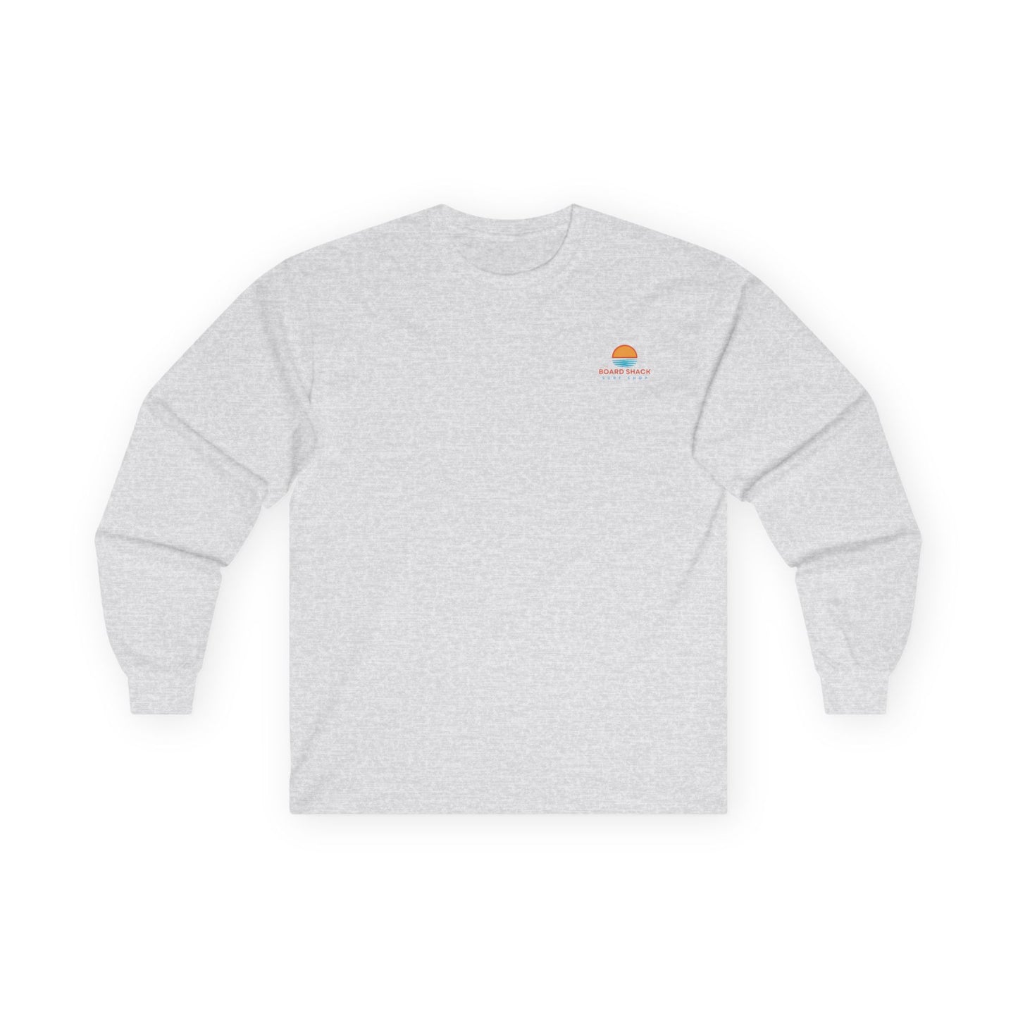 The Board Shack Unisex Long Sleeve Tee with Shaka Design