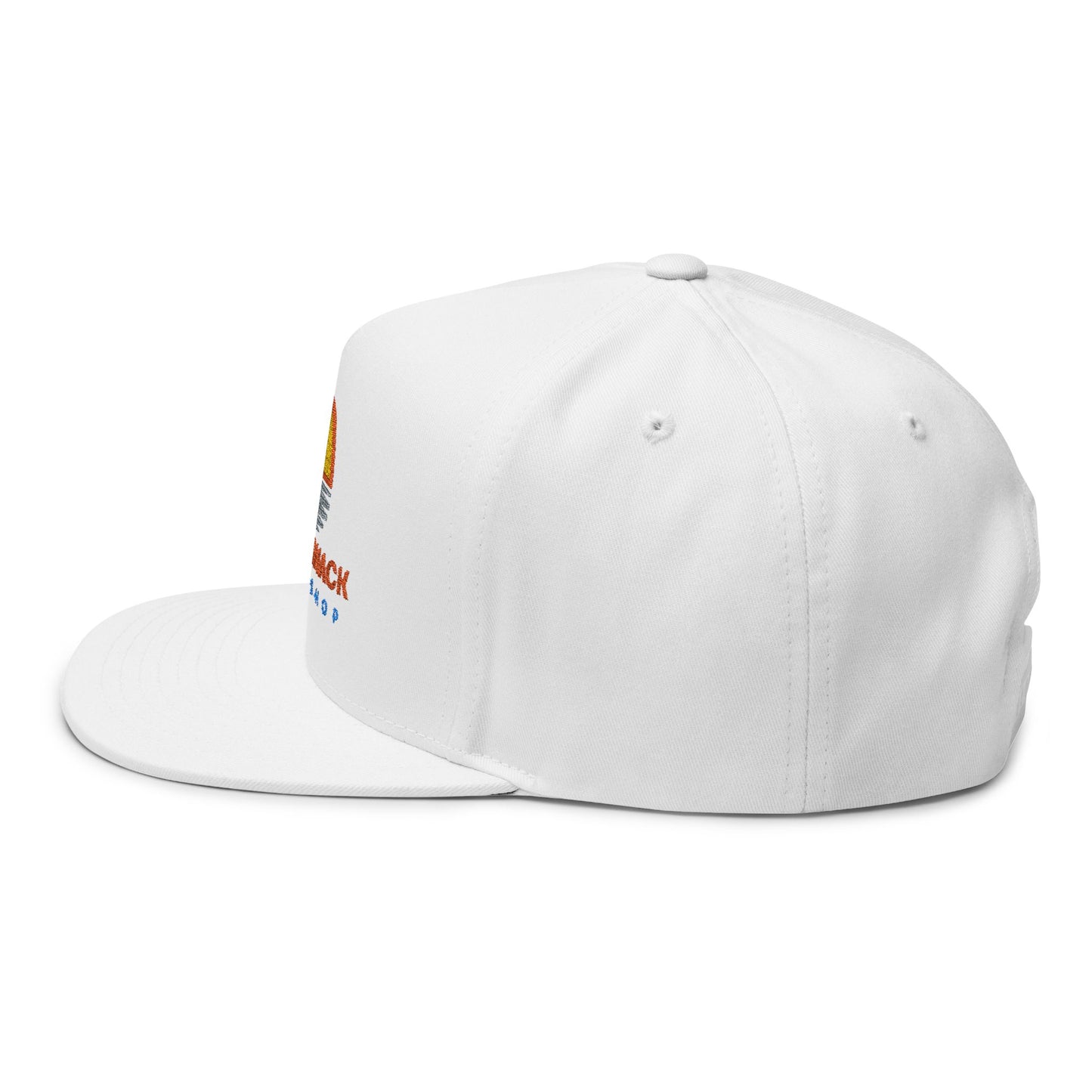 The Board Shack Surf Shop Embroidered Flat Bill Cap