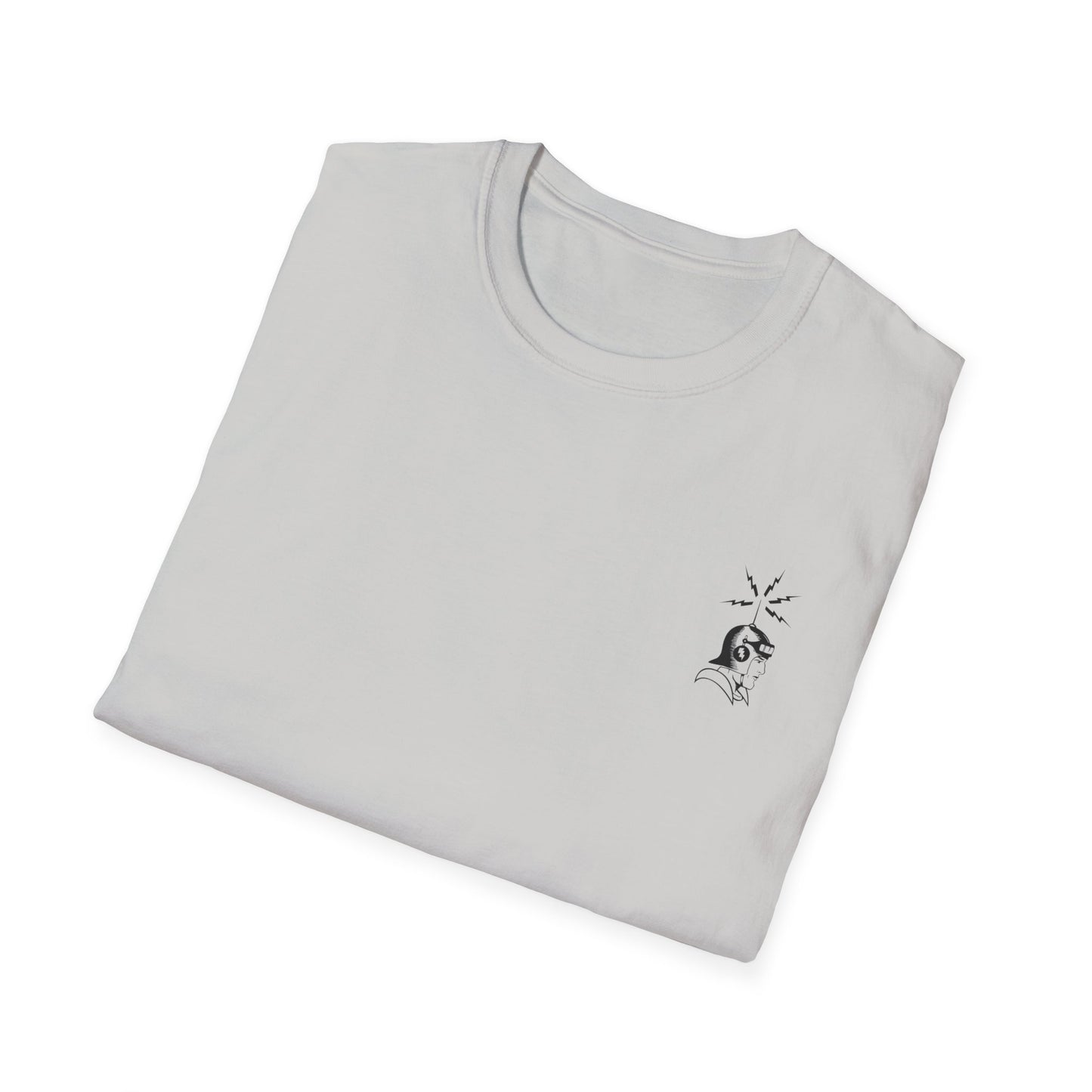 Cosmic Surfer Unisex Softstyle T-Shirt - Celestial Design for Surf Enthusiasts