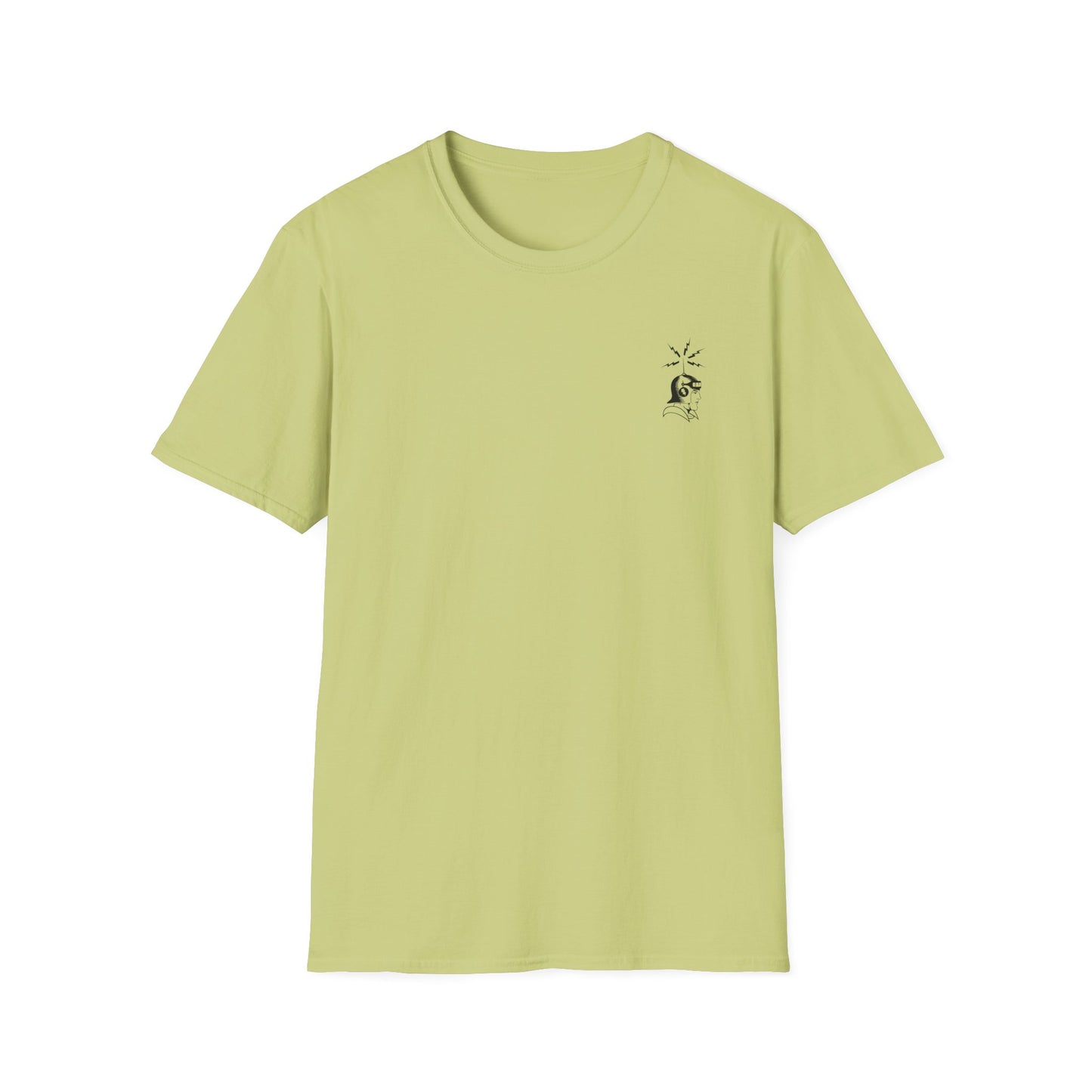 Cosmic Surfer Unisex Softstyle T-Shirt - Celestial Design for Surf Enthusiasts