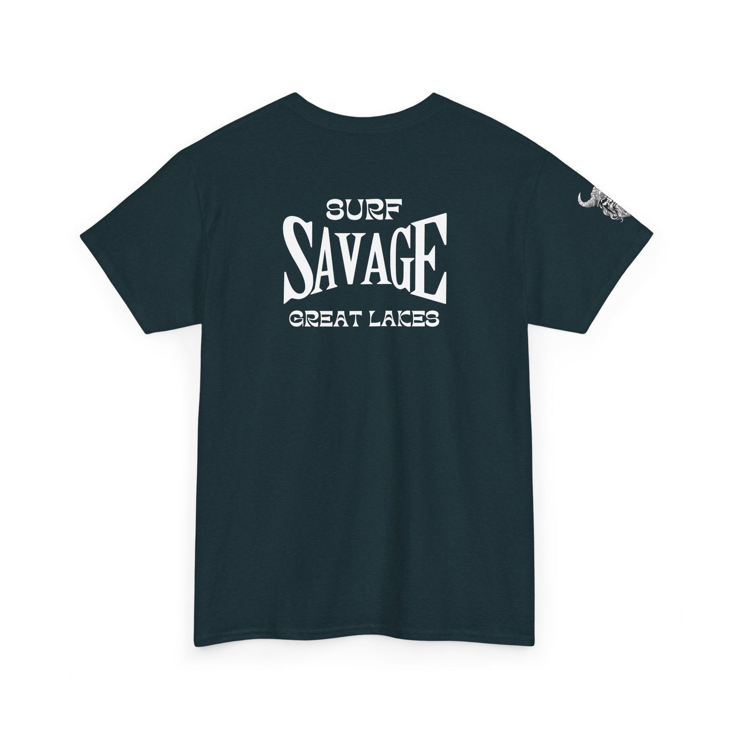 Surf Savage Unisex Heavy Cotton Tee - Great Lakes Surf Gear