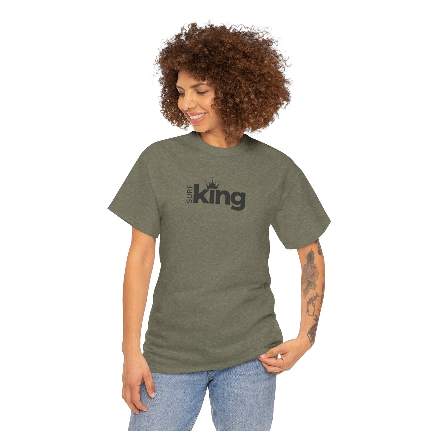 Surf King Unisex Heavy Cotton Tee - Great Lakes Surf Apparel