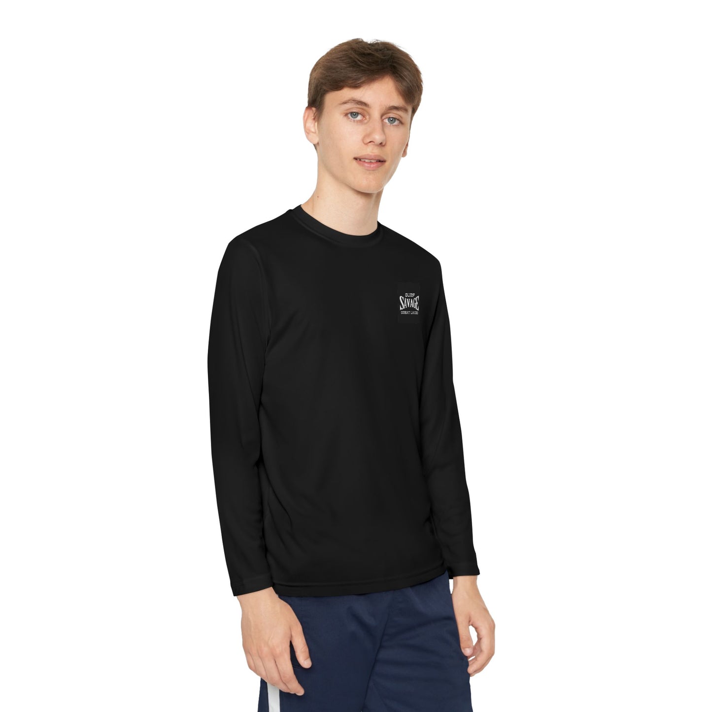 Surf Savage Youth Long Sleeve Competitor Tee - Great Lakes Surf Gear