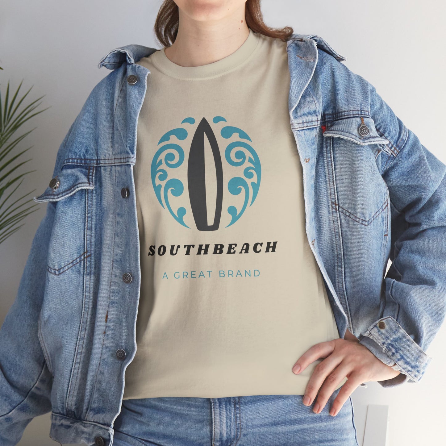 South Beach Surfboard Graphic T-Shirt