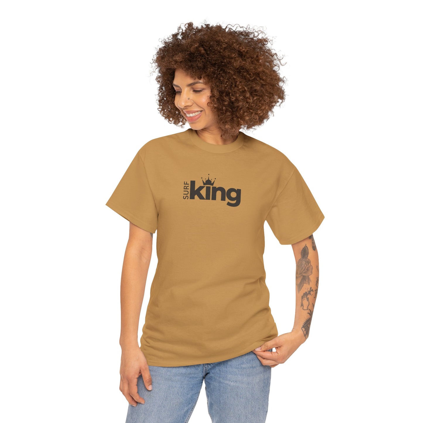 Surf King Unisex Heavy Cotton Tee - Great Lakes Surf Apparel