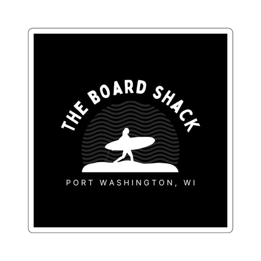 The Board Shack Skull Design Square Stickers