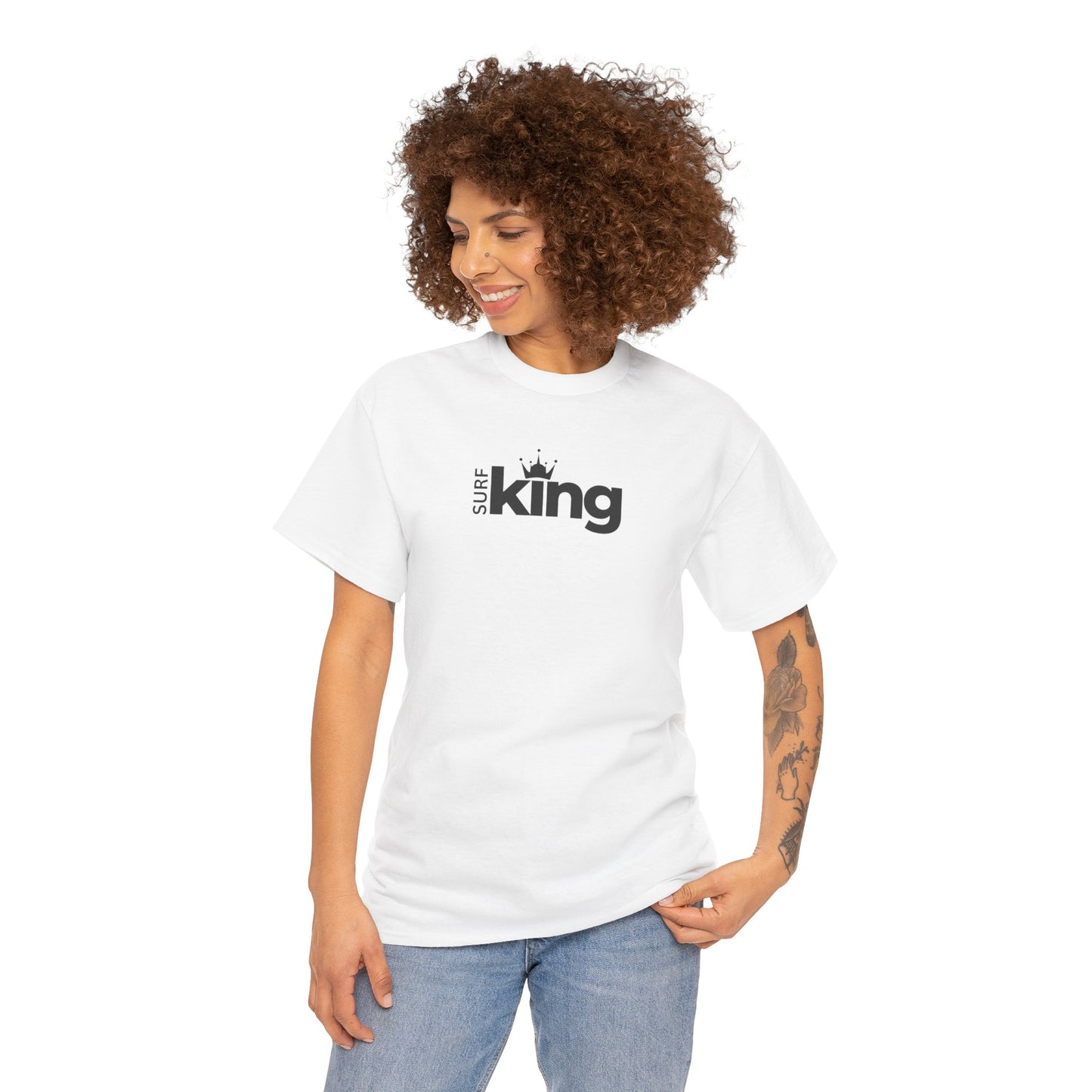 Surf King Unisex Heavy Cotton Tee - Great Lakes Surf Apparel