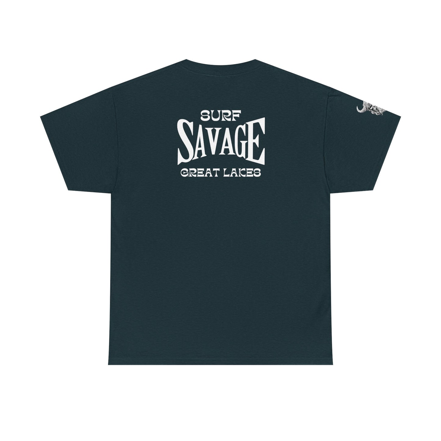 Surf Savage Unisex Heavy Cotton Tee - Great Lakes Surf Gear