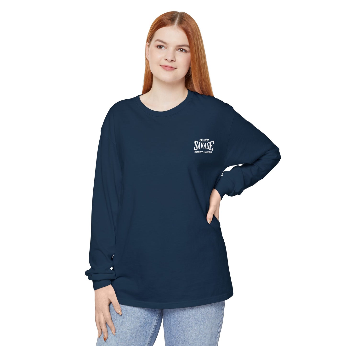 Surf Savage Long Sleeve T-Shirt - Great Lakes Surf Gear