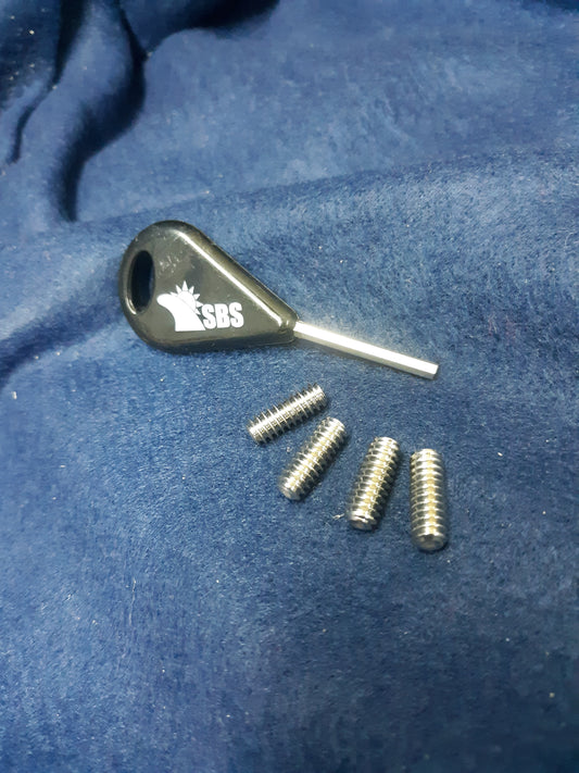 Fin screws & key kit