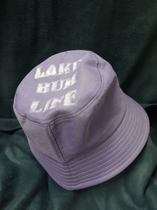 Purple Lake Bum Life Bucket Hat