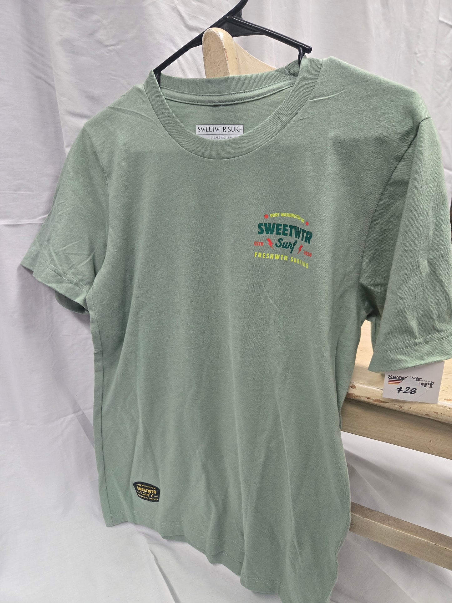 SweetWtr Surf Vintage Logo Tee