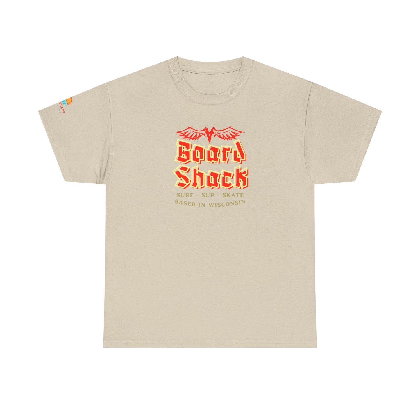 Board Shack T-Shirt — Retro Surf & Skate Graphic Tee (Based in Wisconsin)