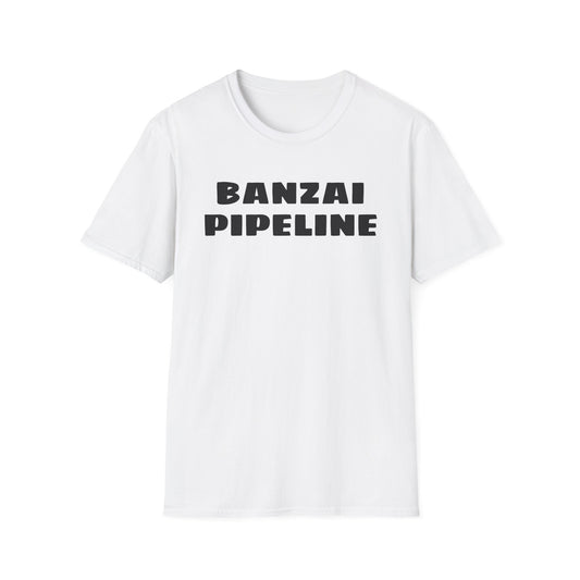 Banzai Pipeline Surf Tee – Vintage-Inspired Surf Shirt with Bold Logo
