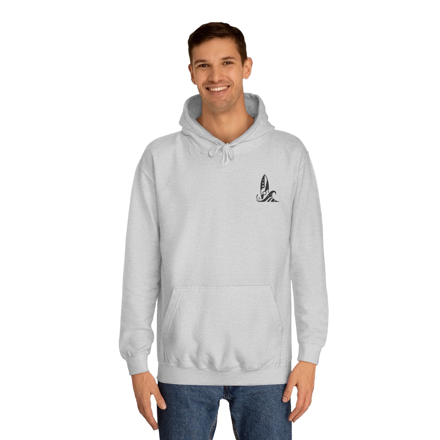 Aloha Surf Graphic Unisex College Hoodie - Surf Inspired Sweatshirt for Relaxation & Style
