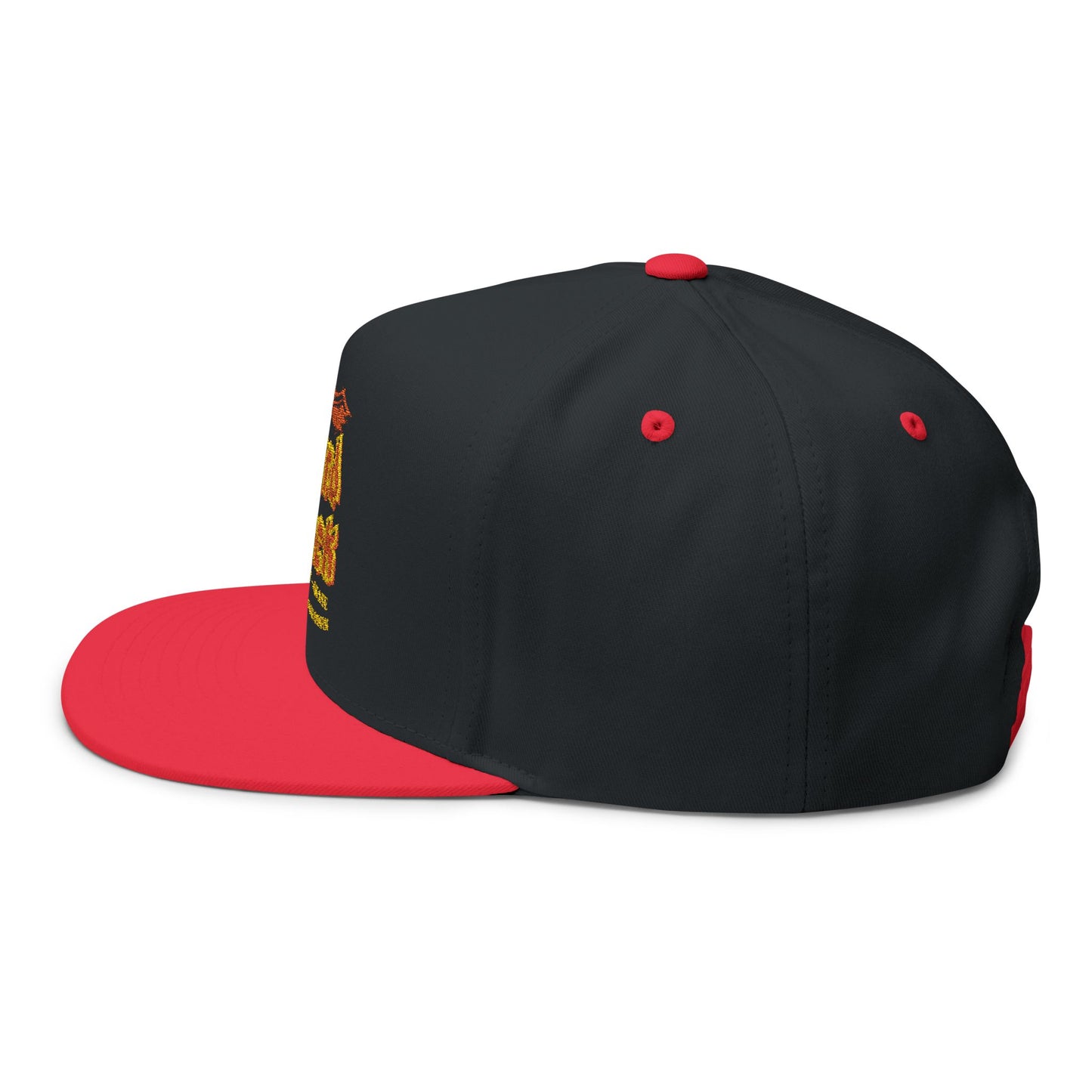 The Board Shack Flat Bill Cap — Embroidered Skate & Surf Snapback