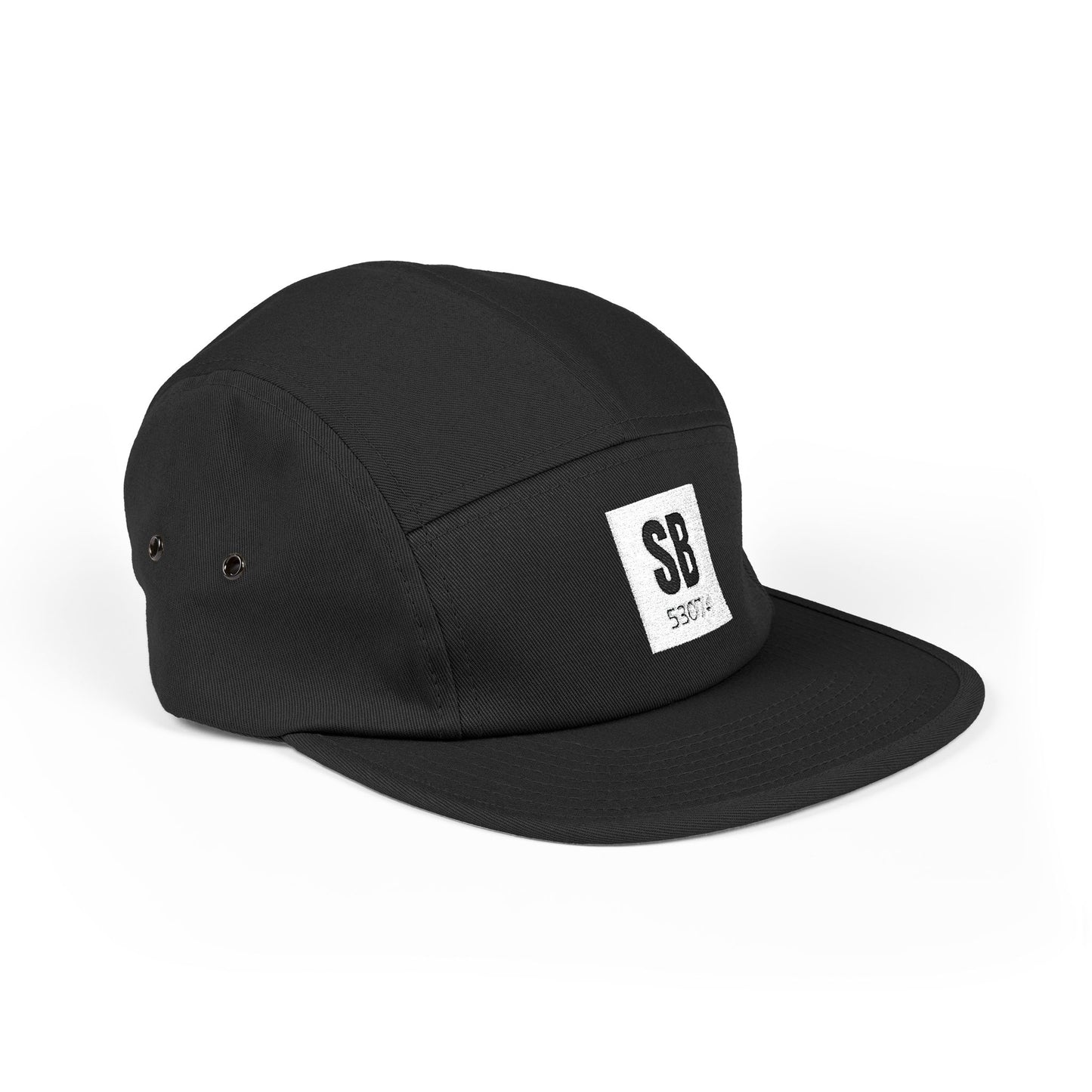 South Beach 5-Panel Cap — Embroidered Casual Skate-Style Hat