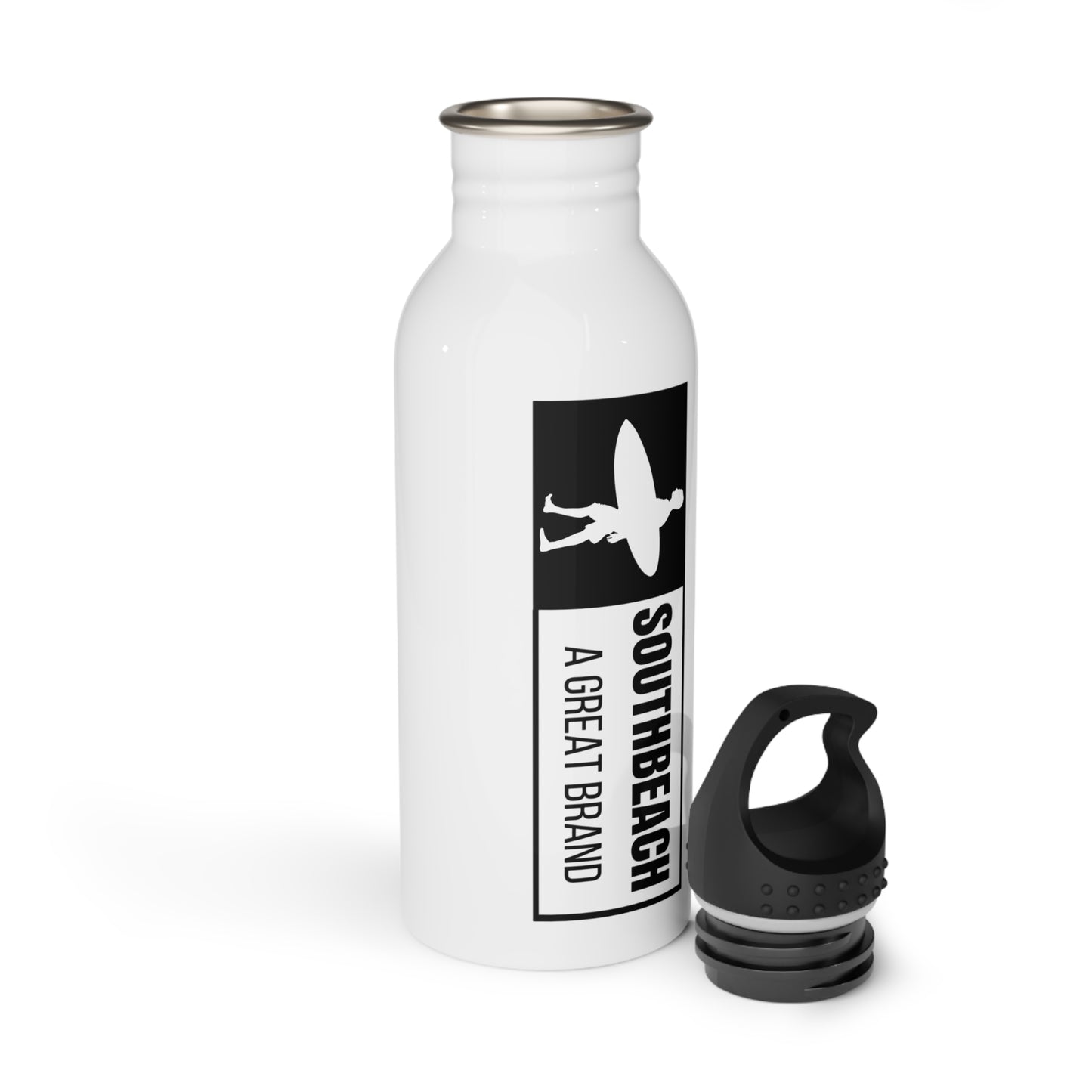 Surf Logo Stainless Steel Water Bottle – 'Southbeach A Great Brand'