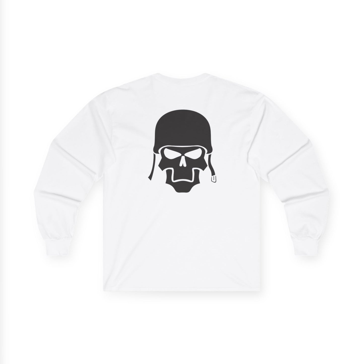 The Board Shack Skate General Long Sleeve Tee - Unisex Retro Skatewear with Skull Design