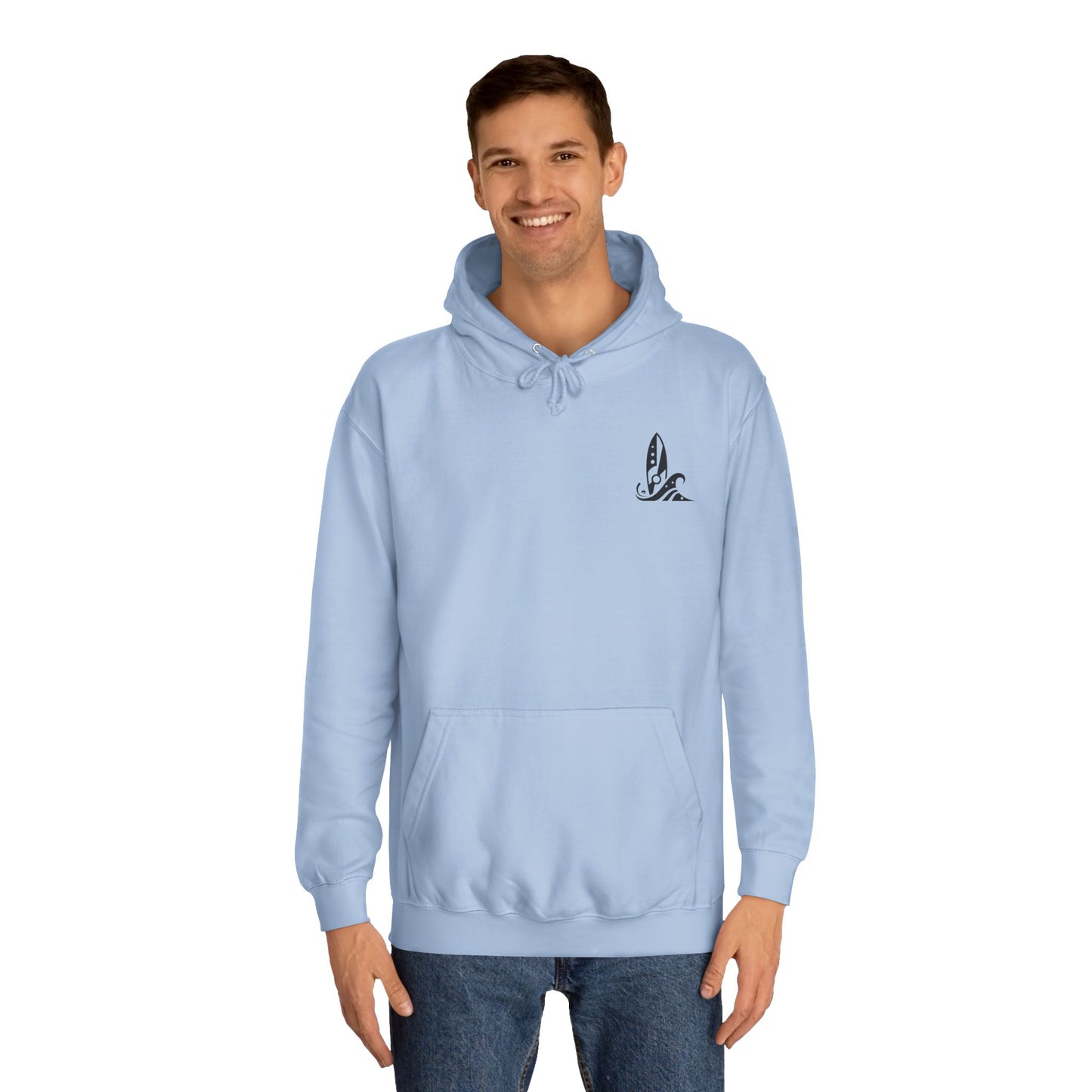 Aloha Surf Graphic Unisex College Hoodie - Surf Inspired Sweatshirt for Relaxation & Style