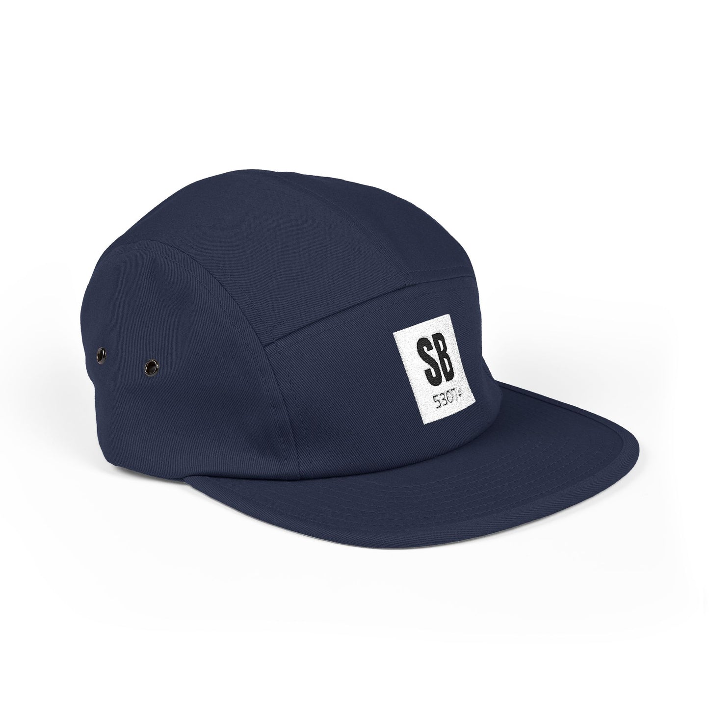 South Beach 5-Panel Cap — Embroidered Casual Skate-Style Hat