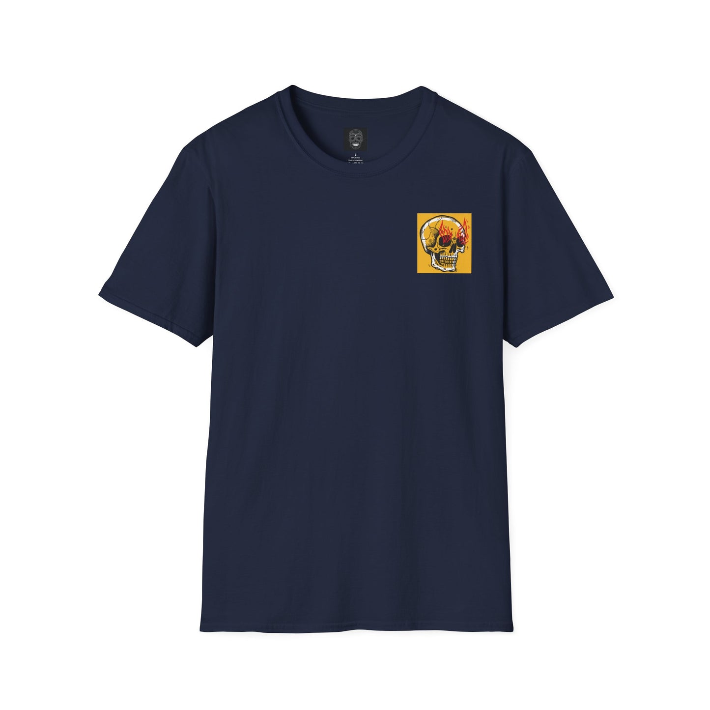Port Washington Surf Club Unisex Softstyle T-Shirt - Retro Beach Vibe with Gnarly Skull Graphics