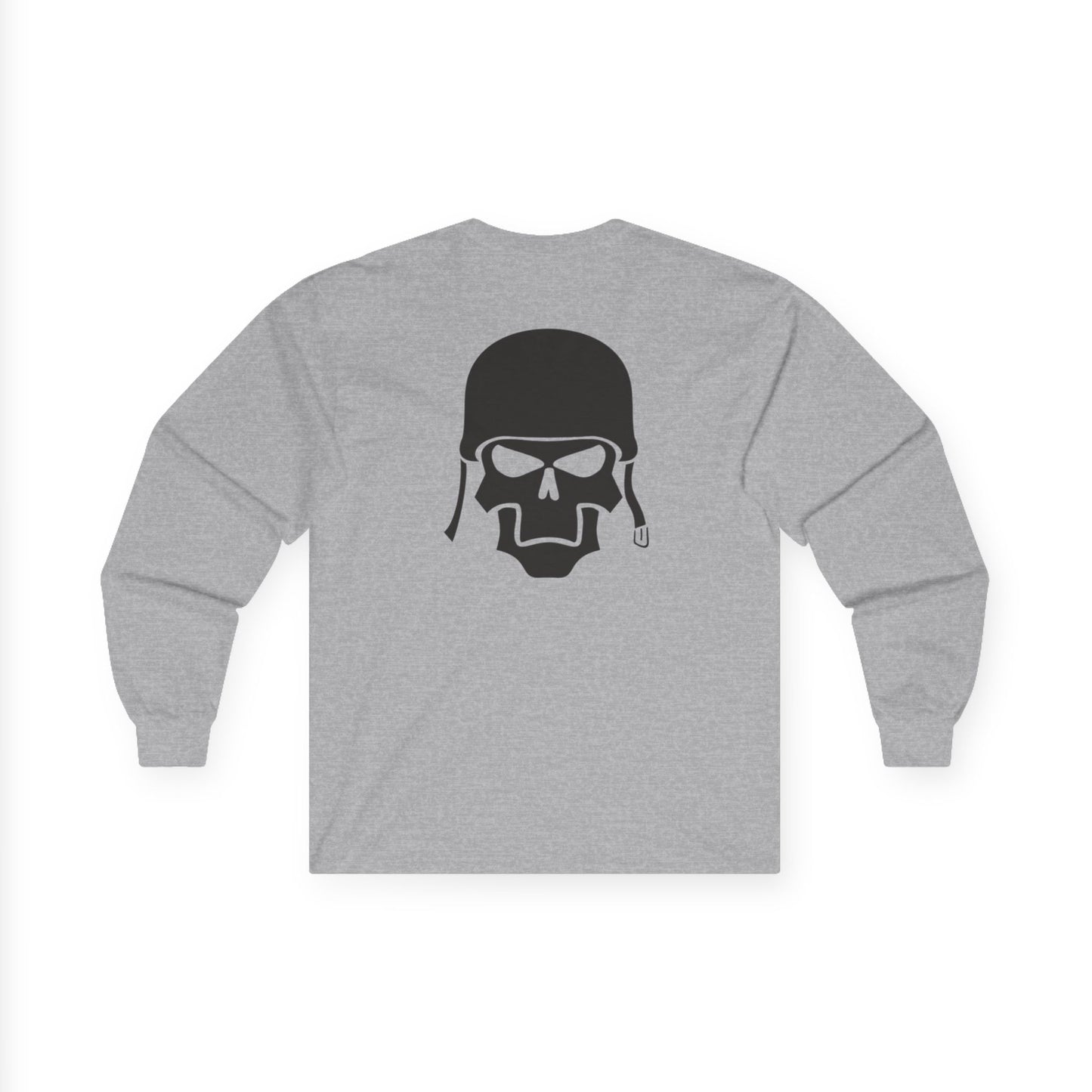 The Board Shack Skate General Long Sleeve Tee - Unisex Retro Skatewear with Skull Design