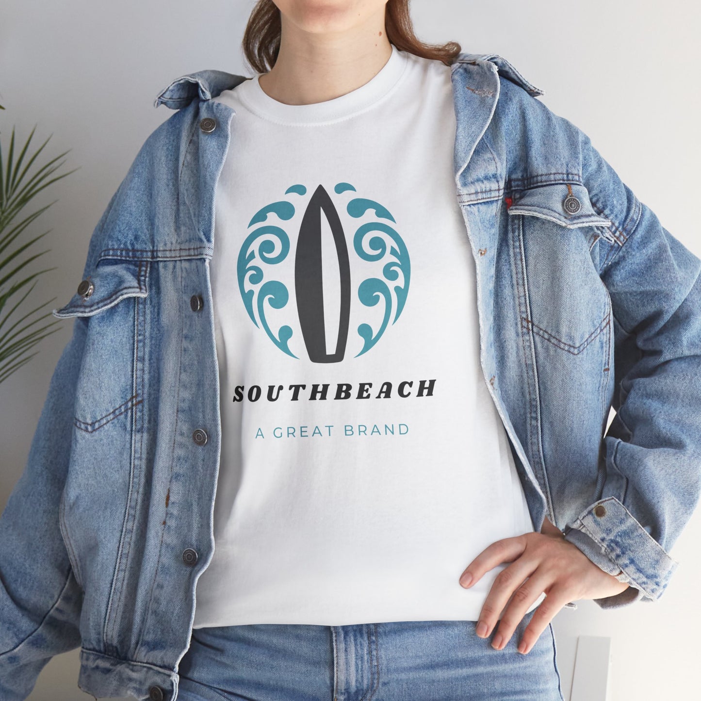 South Beach Surfboard Graphic T-Shirt