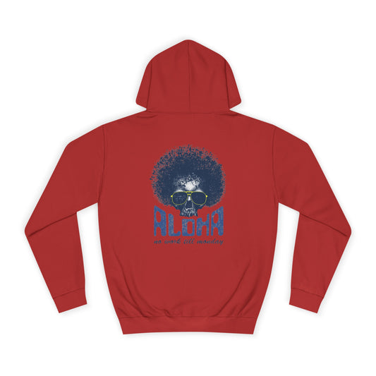 Aloha Surf Graphic Unisex College Hoodie - Surf Inspired Sweatshirt for Relaxation & Style
