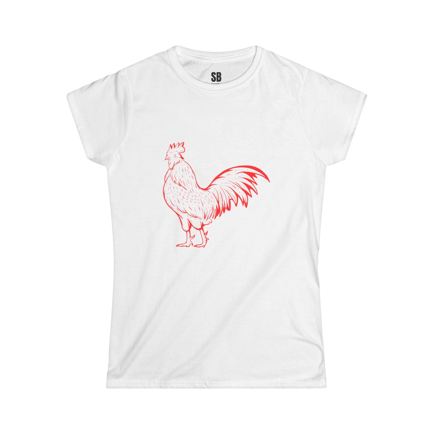 South Beach Women's Tee — Rooster Graphic