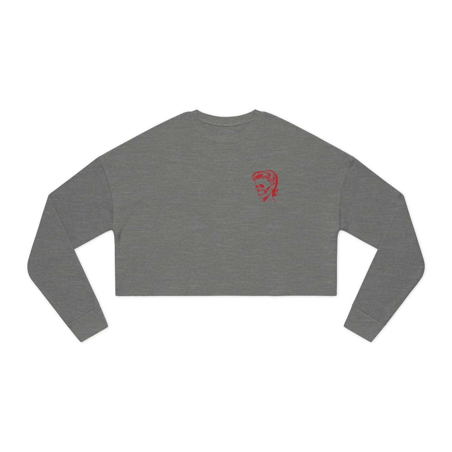 Gnarly Surfer Girl Cropped Sweatshirt - Cool and Trendy Fashion for Beach Lovers