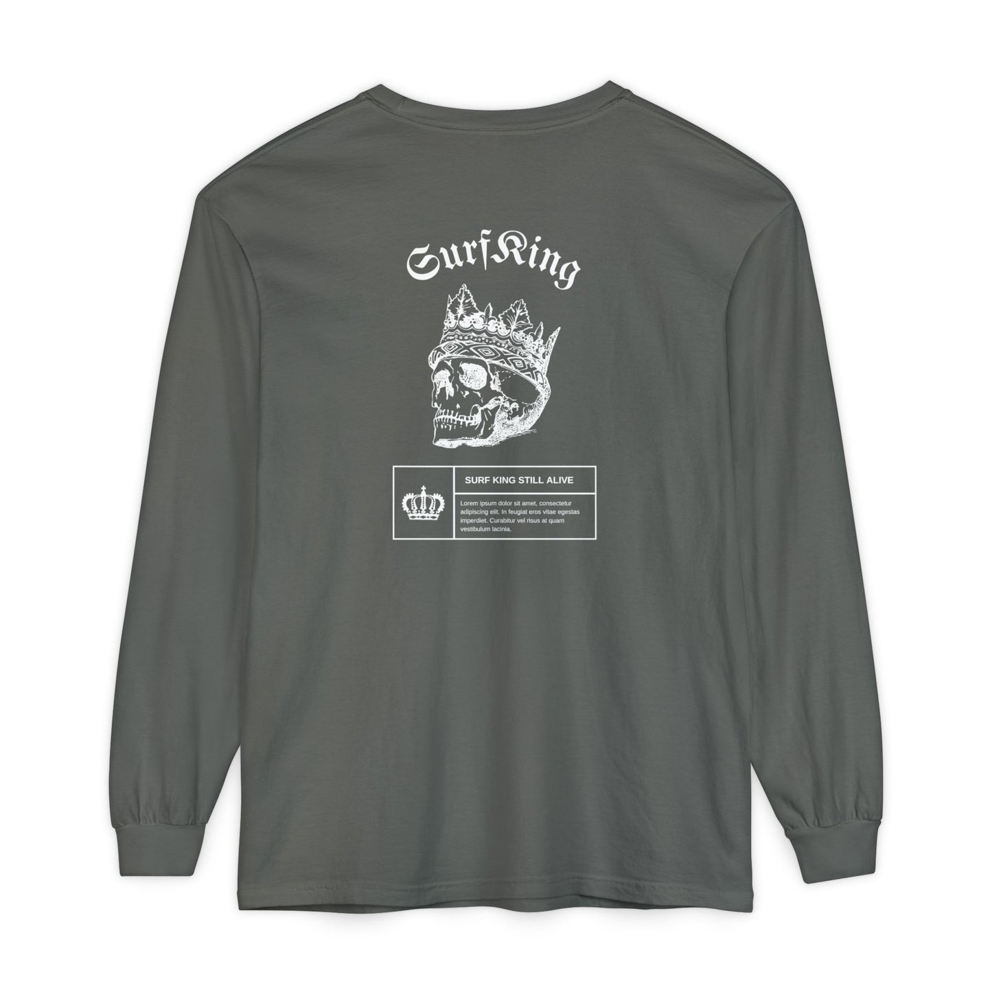 Surfing King Long Sleeve T-Shirt - Great Lakes Surf Apparel
