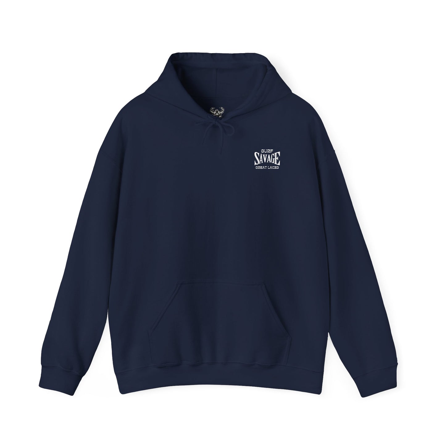 Surf Savage Unisex Pullover Hoodie  - Great Lakes Suerf Gear