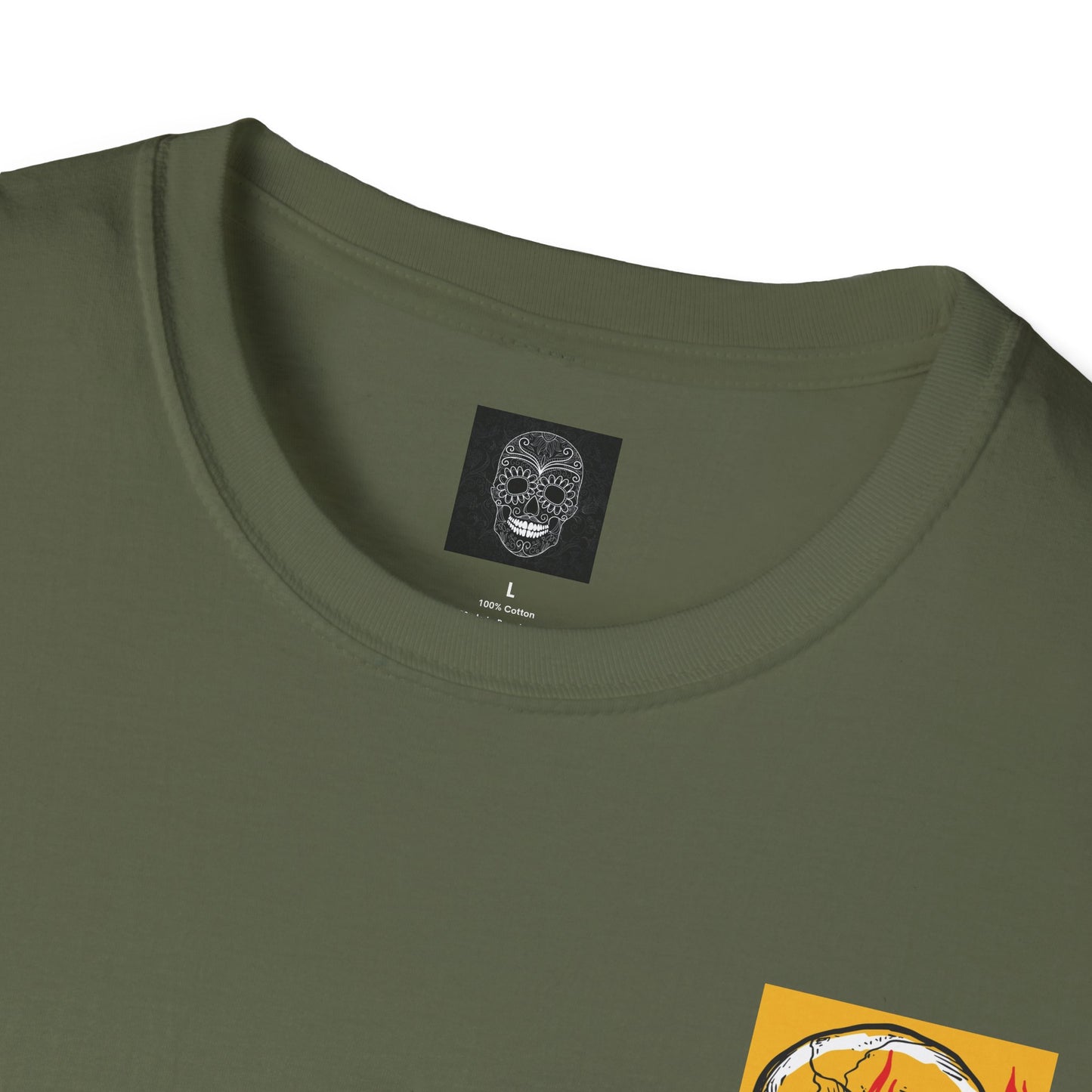 Port Washington Surf Club Unisex Softstyle T-Shirt - Retro Beach Vibe with Gnarly Skull Graphics