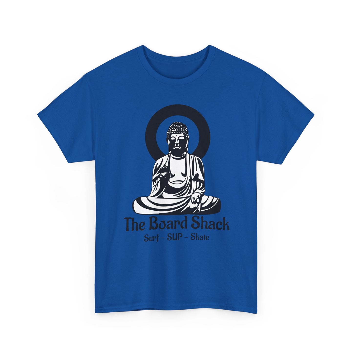 The Board Shack T-Shirt — Zen Buddha Graphic