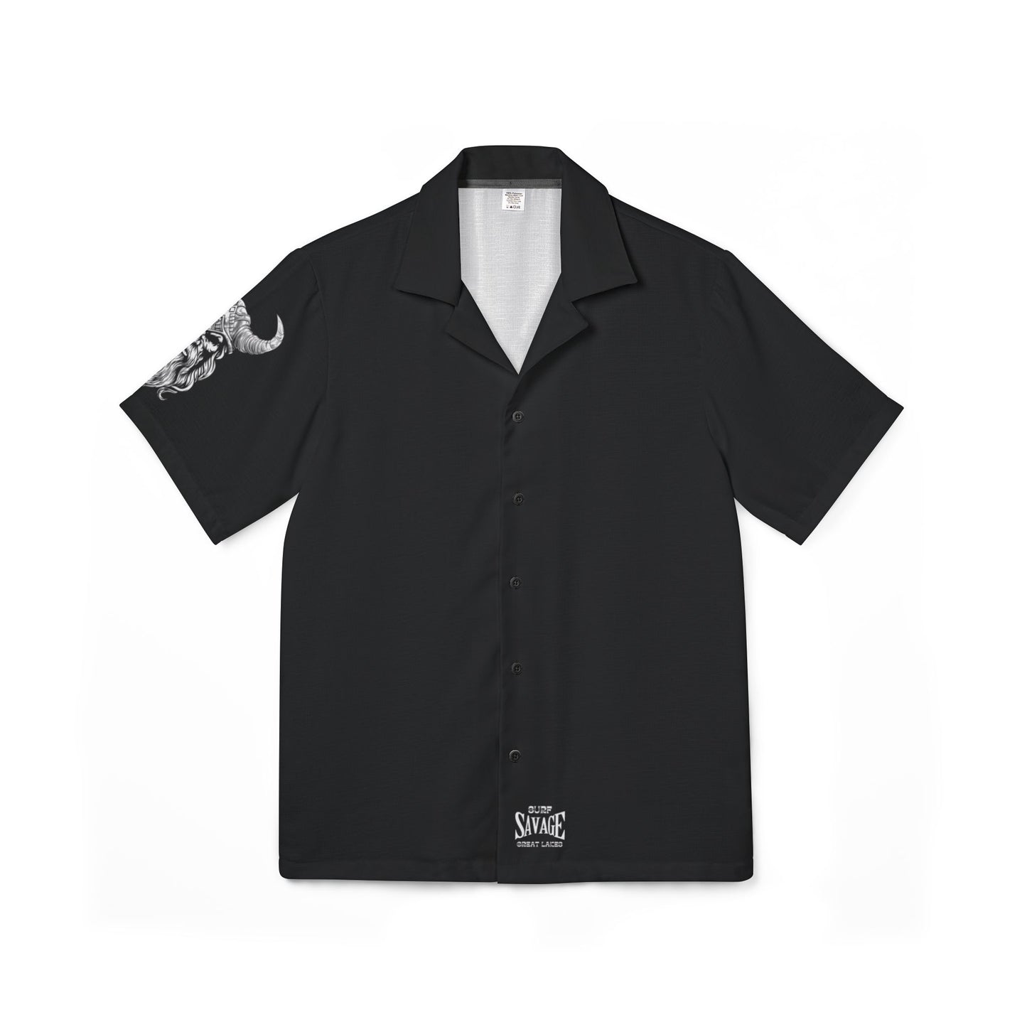 Surf Savage Men's Hawaiian Camp Shirt - Great Lakes Surf Gear