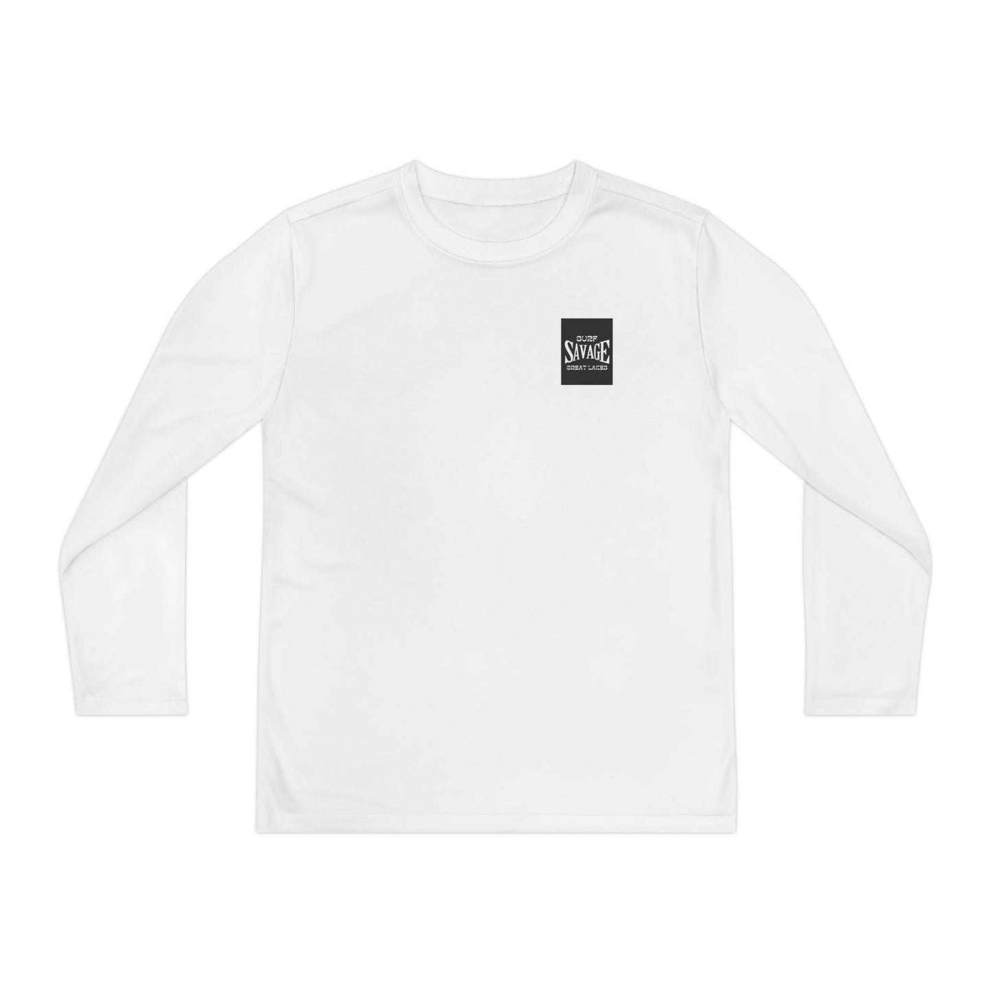Surf Savage Youth Long Sleeve Competitor Tee - Great Lakes Surf Gear