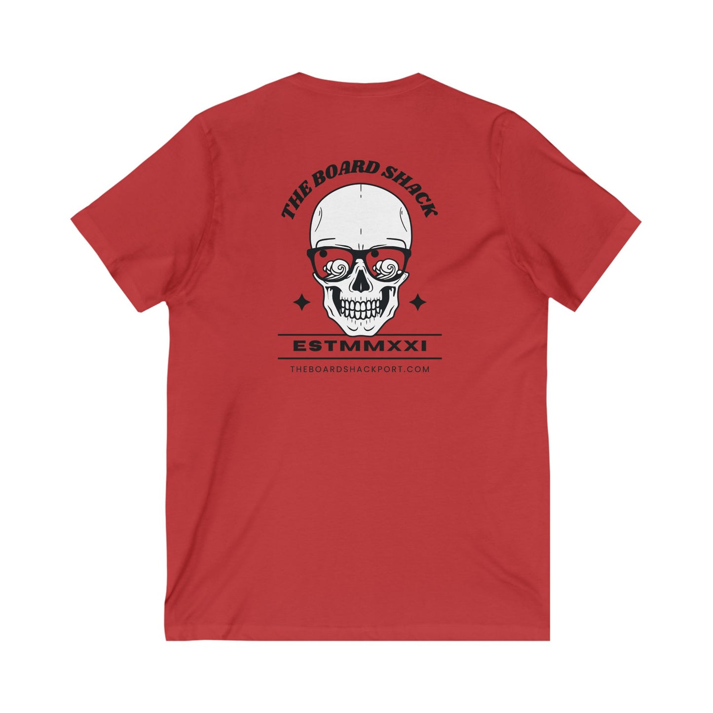 The Board Shack Unisex Jersey Short Sleeve V-Neck Tee